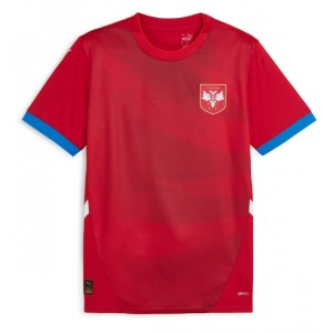 Serbia Jalkapallovaatteet Kotipaita EM-Kisat 2024 Lyhythihainen